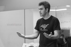 O soundpainter Ricardo Gassente, retratado por Helena Palma